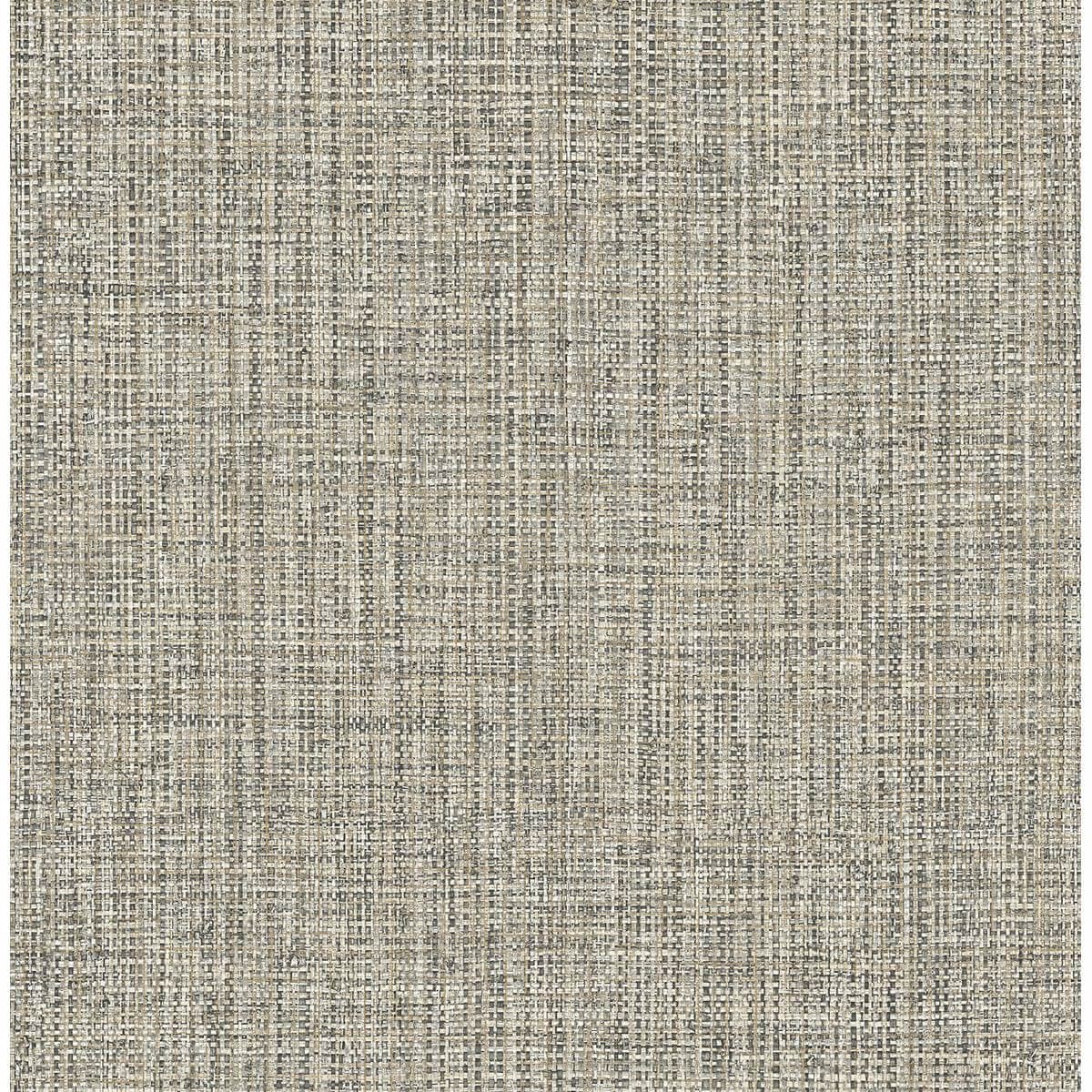 Rattan Coffee Woven Wallpaper