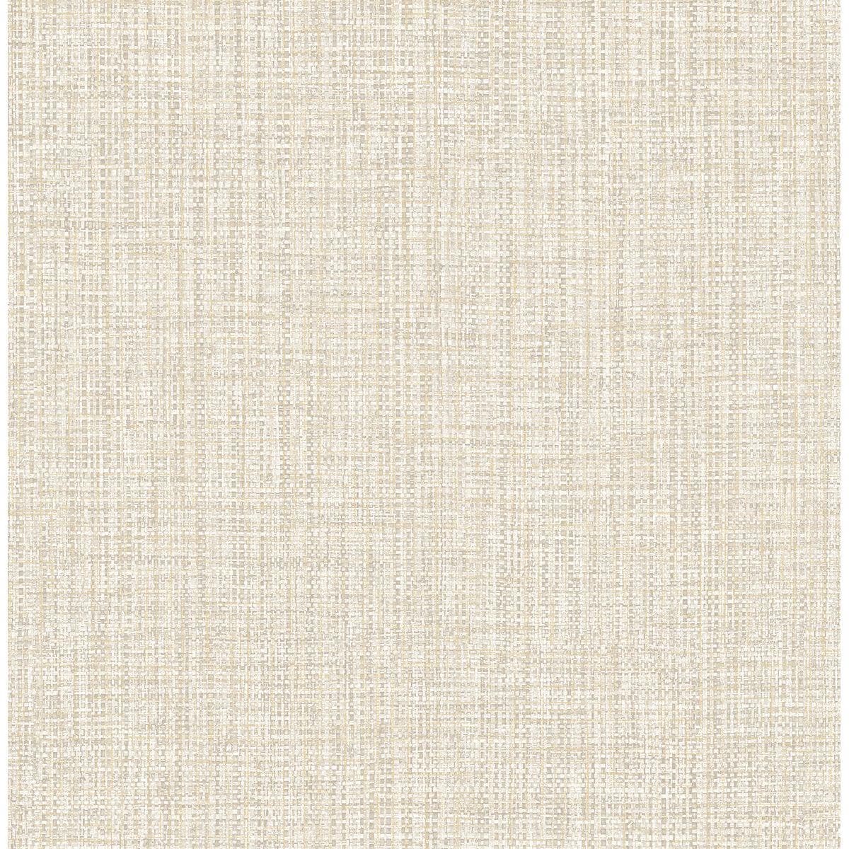 Rattan Beige Woven Wallpaper