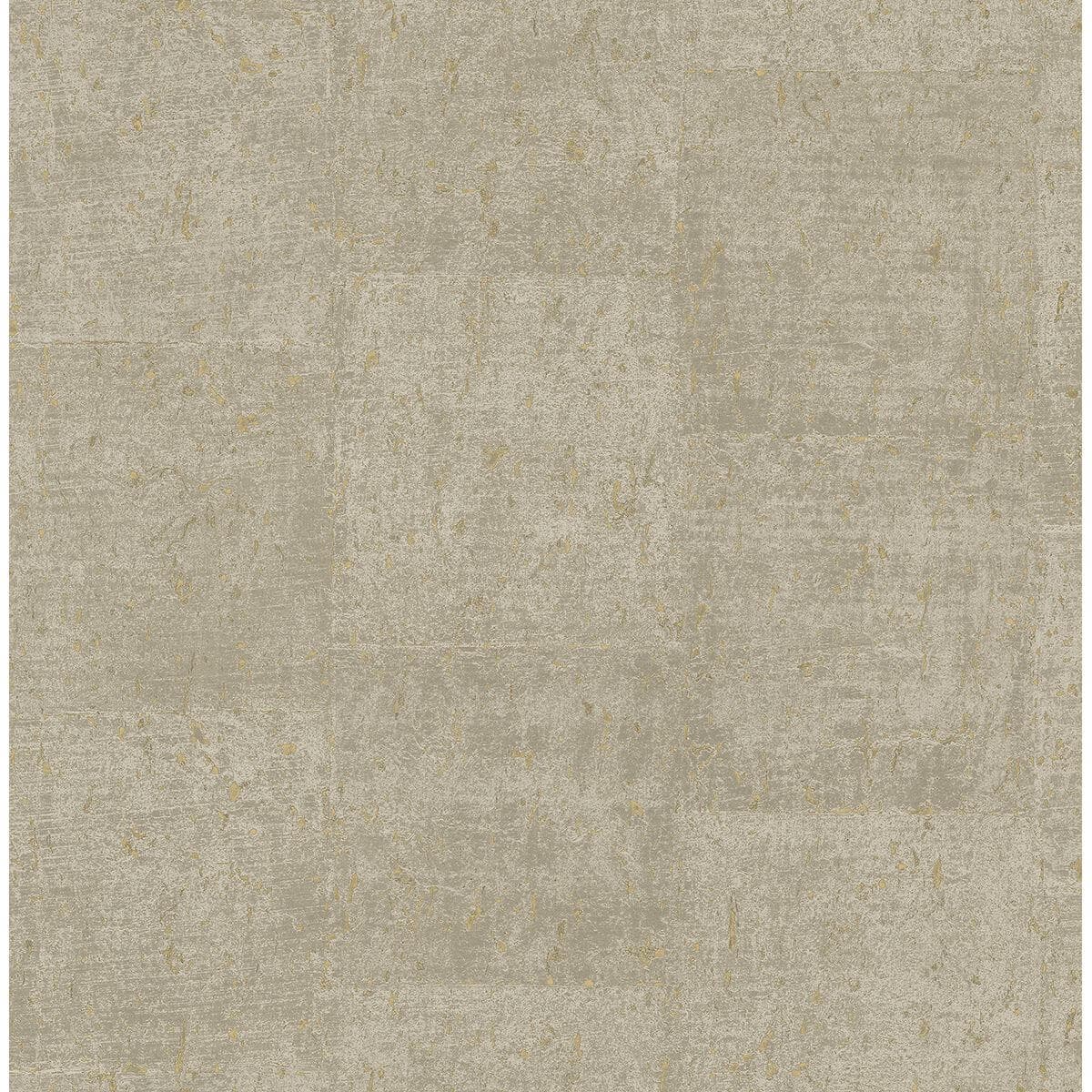 Millau Khaki Faux Concrete Wallpaper