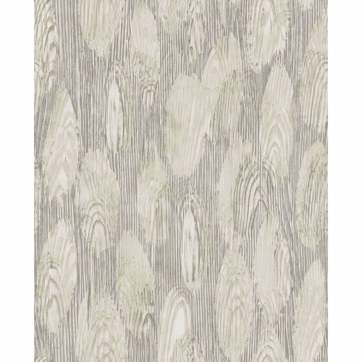 Monolith Grey Abstract Wood Wallpaper