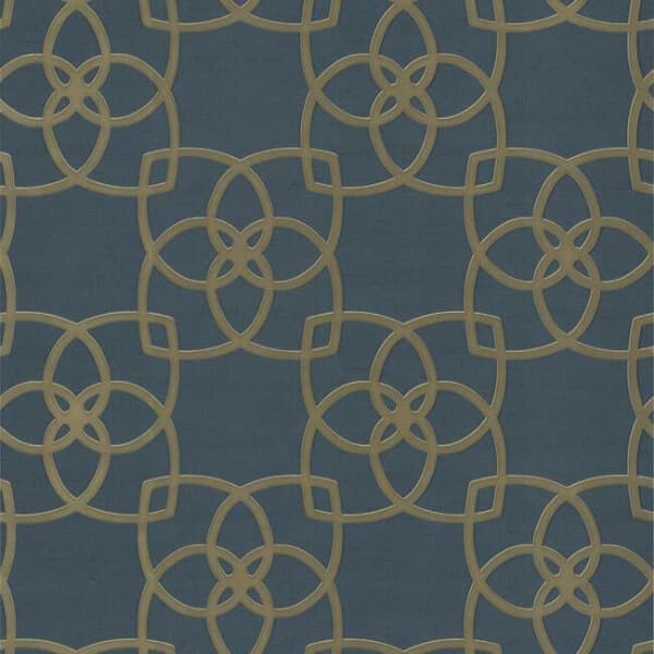Serendipity Wallpaper- Navy