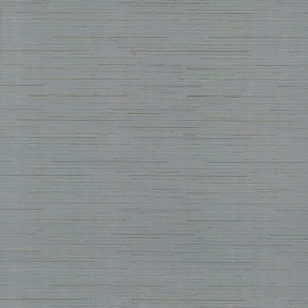 Ribbon Bamboo Wallpaper- Blue/Silver