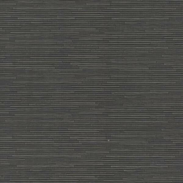 Ribbon Bamboo Wallpaper- Black/Silver