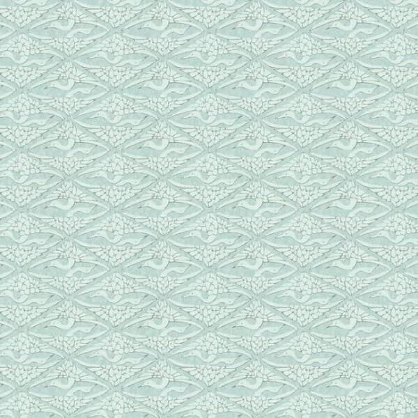 High Society Wallpaper- Clean Blue