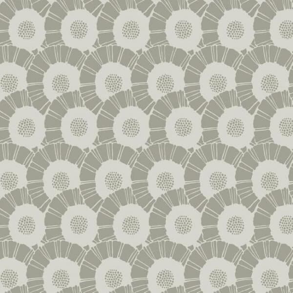 Coco Bloom Wallpaper- Taupe/Gray