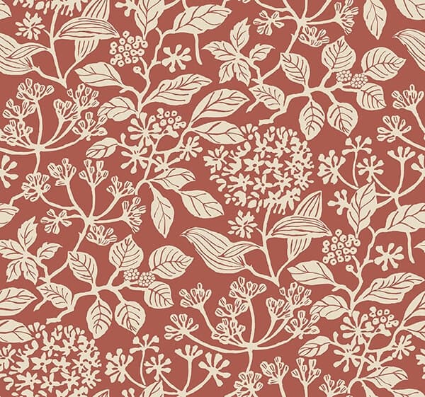 Rowen Ruby Botanical Wallpaper