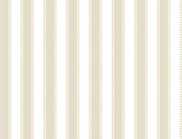 Tilford Beige Awning Stripe Wallpaper
