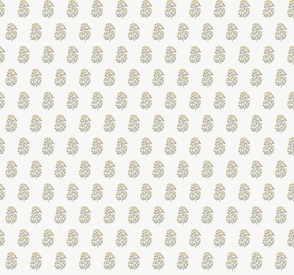 Sylvie Neutral Floral Wallpaper