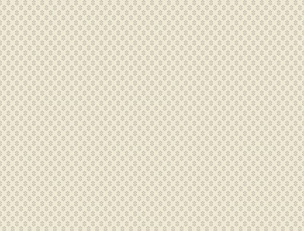 Brioni Cream Floral Stamp Wallpaper