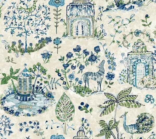 Parc Sapphire Garden Dreams Wallpaper