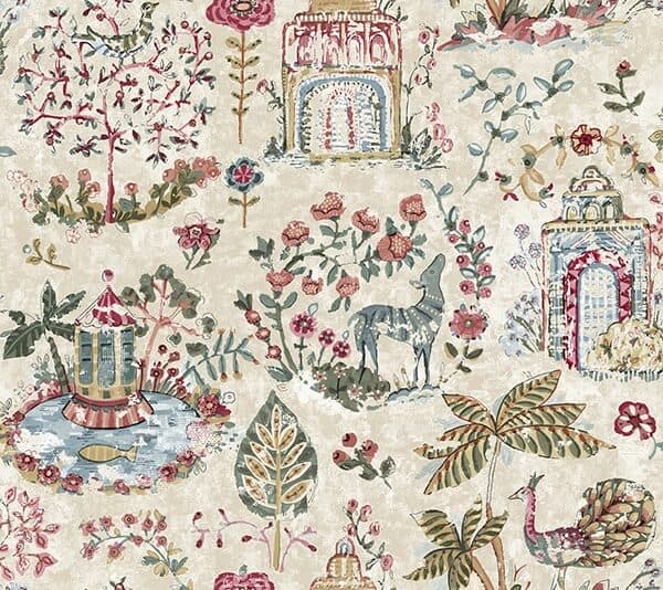 Parc Merlot Garden Dreams Wallpaper