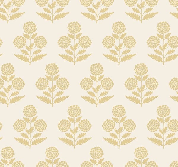 Souci Butter Marigolds Wallpaper