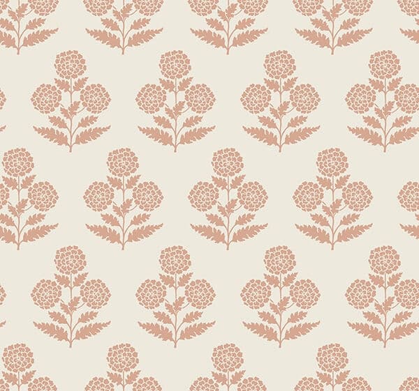 Souci Rose Marigolds Wallpaper
