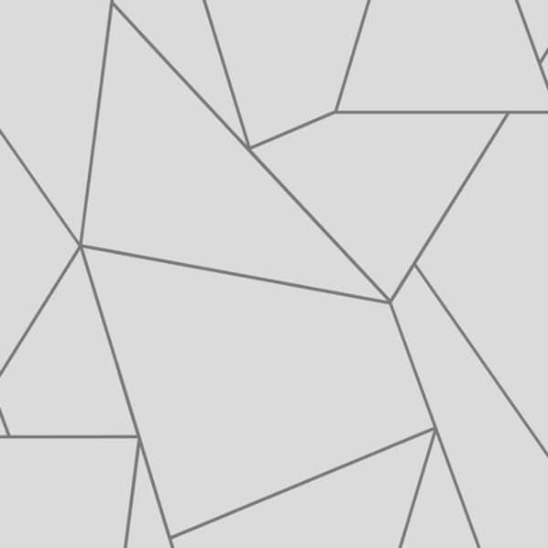 Nazca Wallpaper- White/Silver