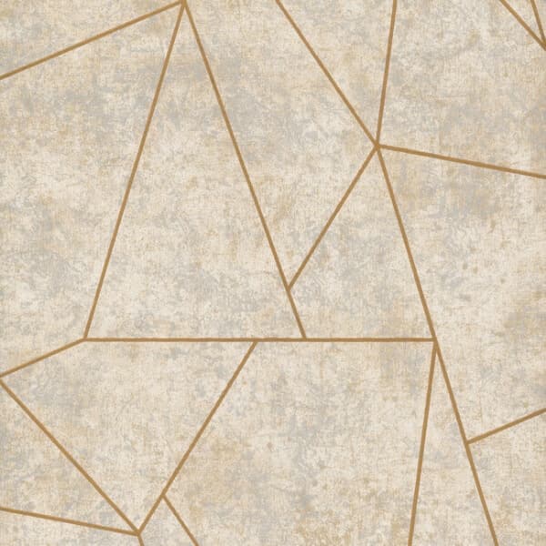 Nazca Wallpaper- Neutral/Gold