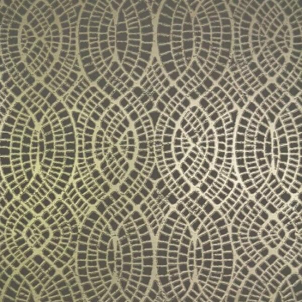 Tortoise Wallpaper- Taupe/Gold