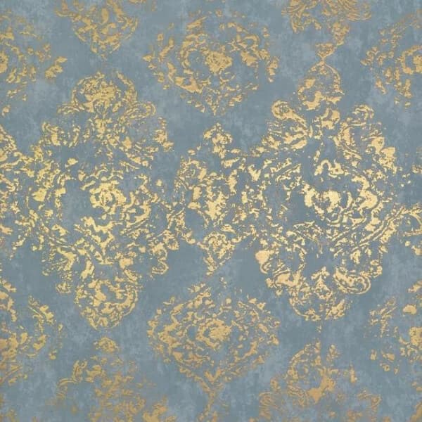 Stargazer Wallpaper- Blue/Gold