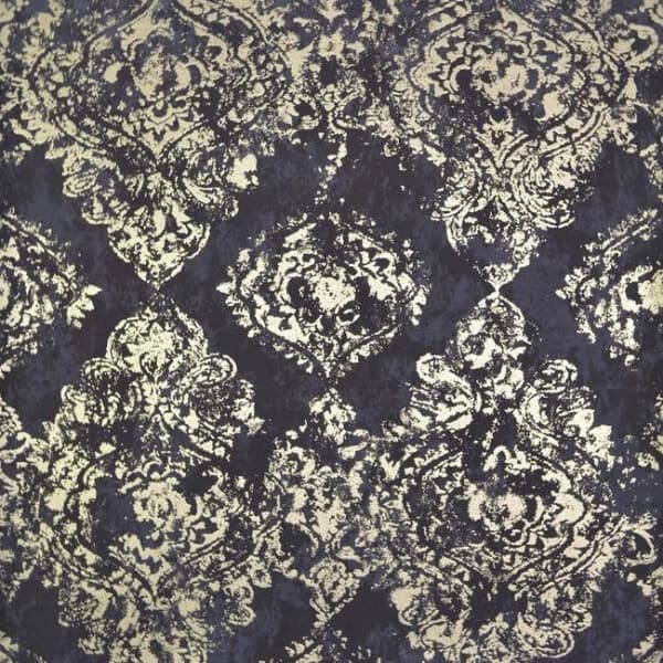 Stargazer Wallpaper- Plum/Gold