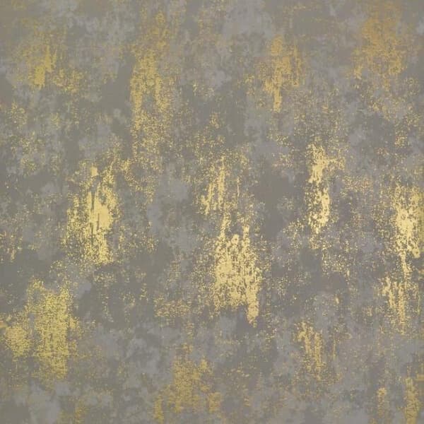 Nebula Wallpaper- Khaki/Gold