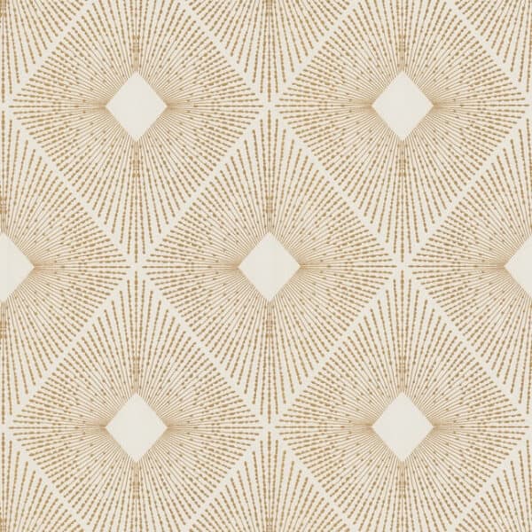 Harlowe Wallpaper- White/Gold
