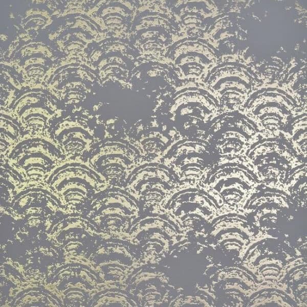 Eclipse Wallpaper- Grey/Gold