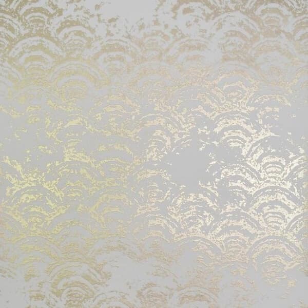 Eclipse Wallpaper- White/Gold
