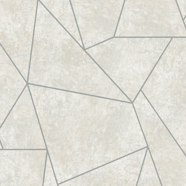 Nazca Wallpaper- Neutral/Silver