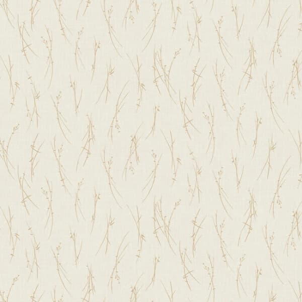 Sprigs Wallpaper- Cream/Gold