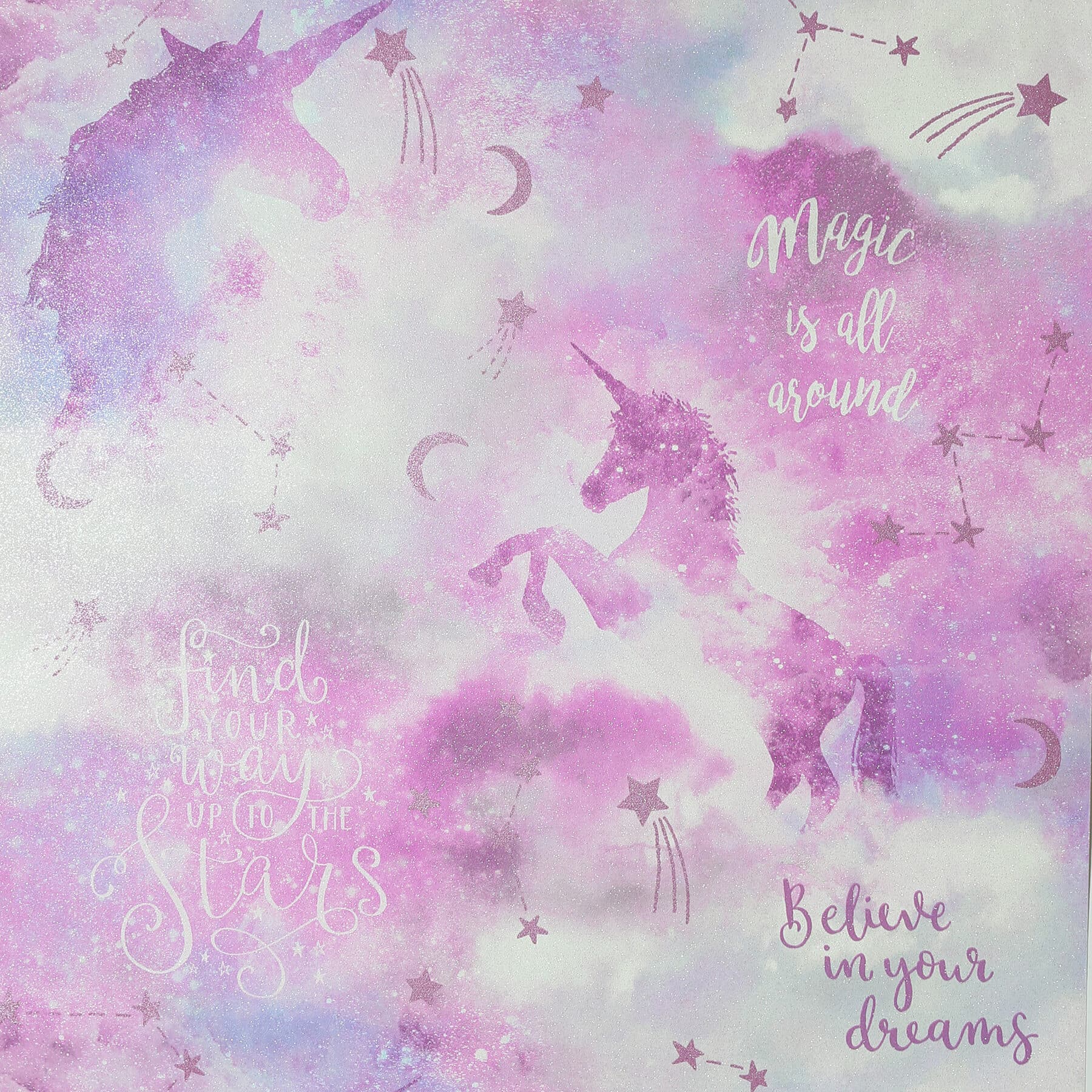 Xena Pink Galaxy Unicorn Wallpaper