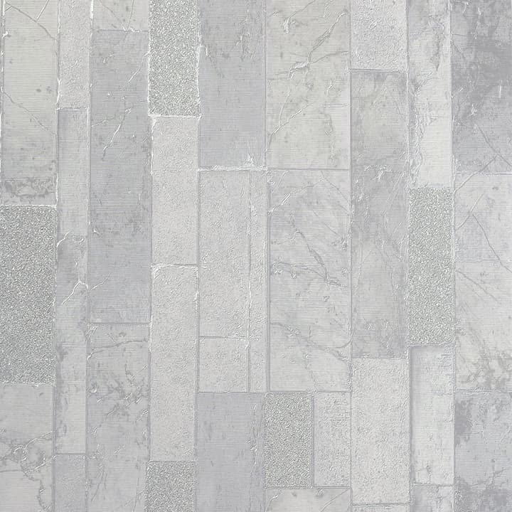 Kintsugi Silver Geometric Wallpaper- Arthouse