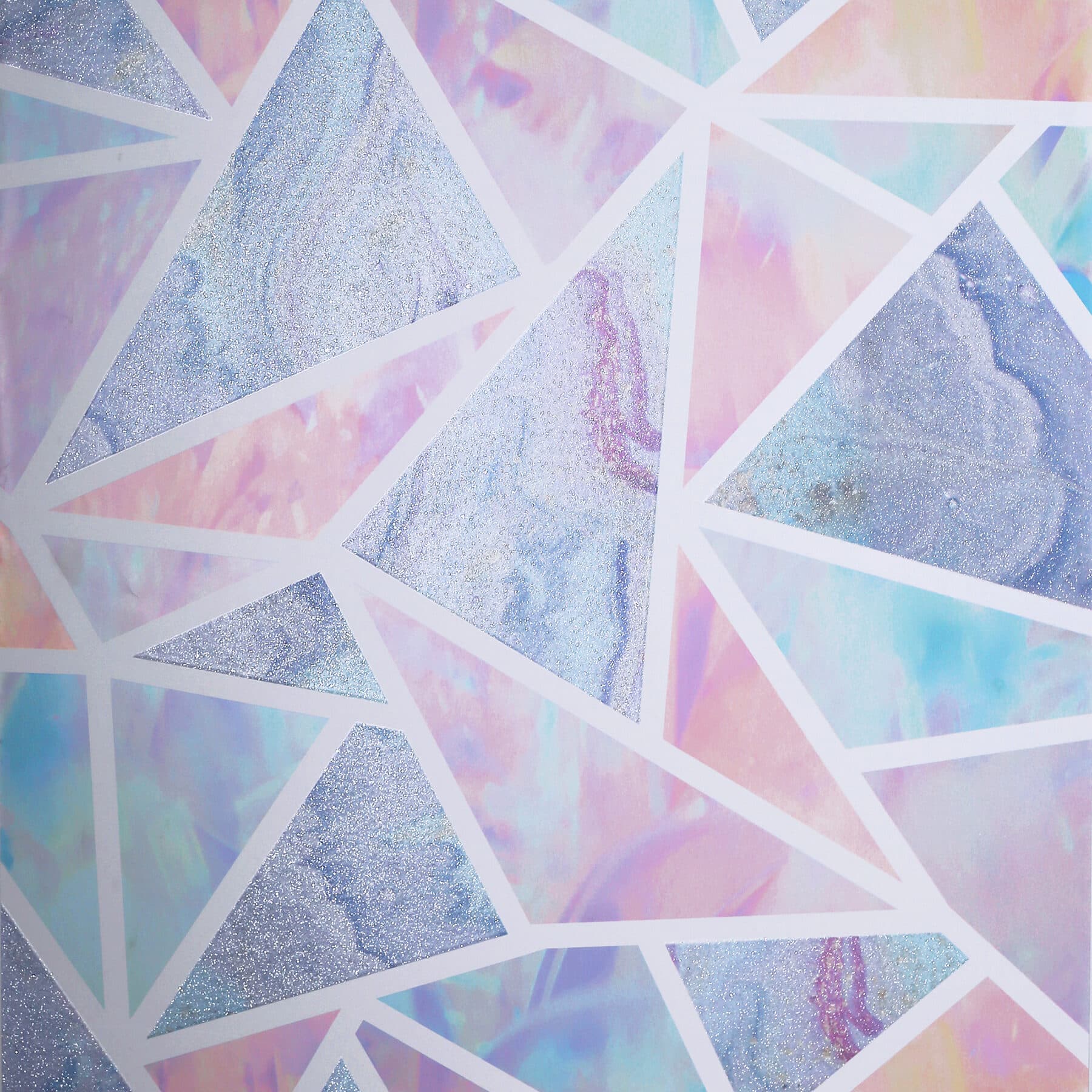 Lizzie Pastel Triangles Wallpaper