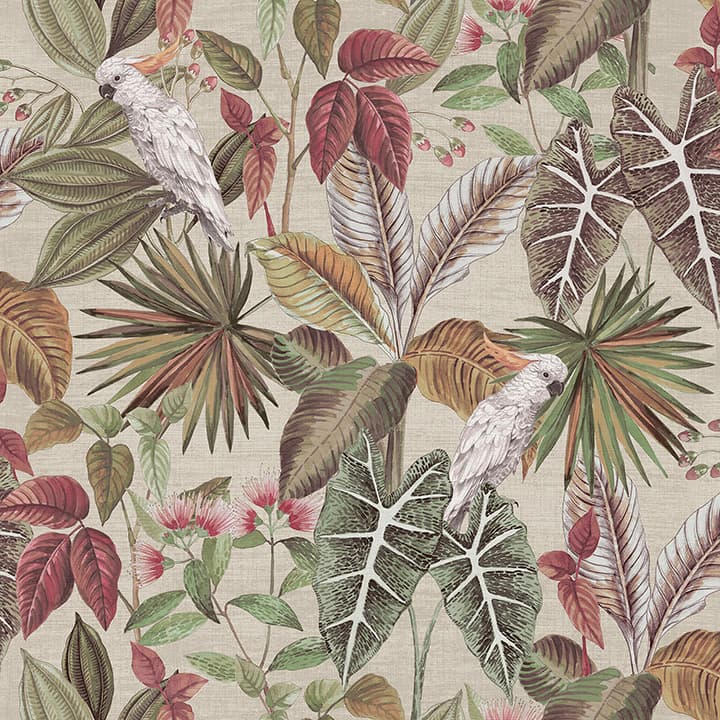 Lorraine Neutral Tropical Wallpaper- Arthouse