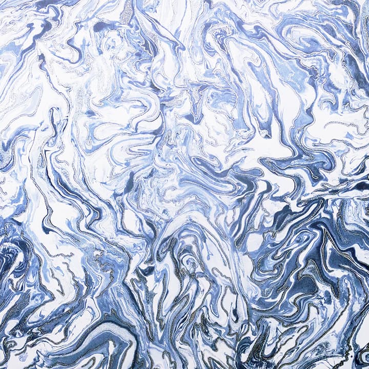Osgood Navy Marbled Wallpaper- Arthouse