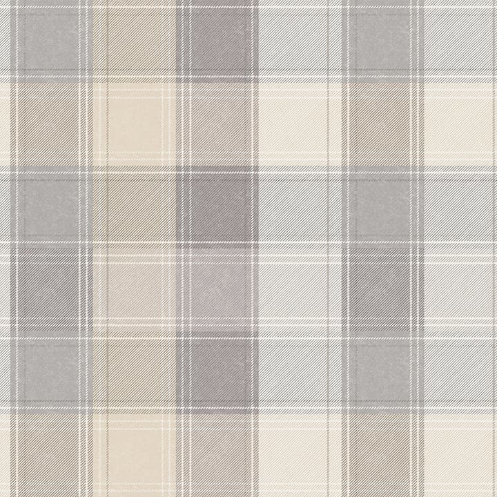 Geraldine Grey Plaid Wallpaper- Arthouse