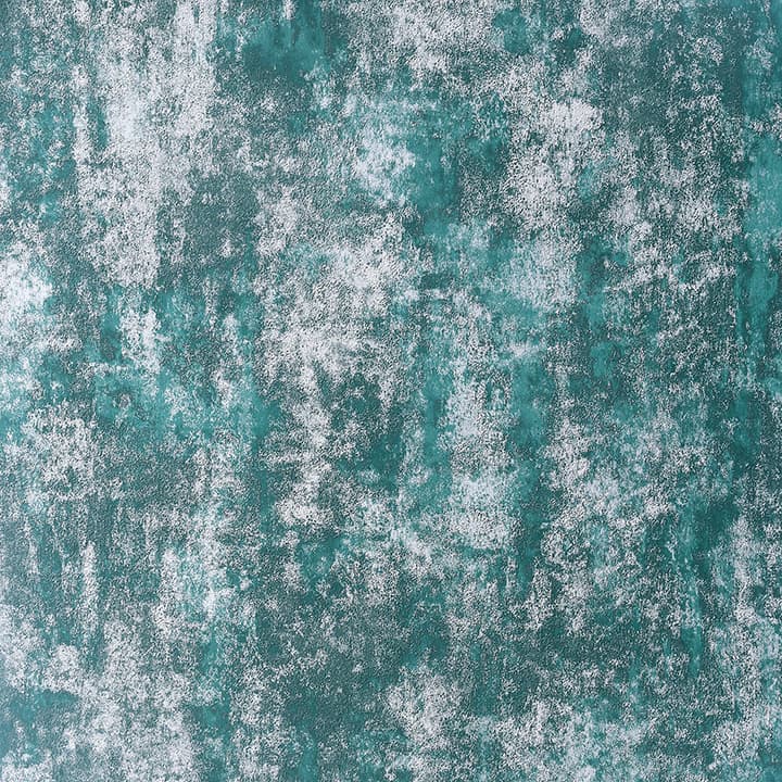 Velour Teal Distressed Wallpaper- Arthouse