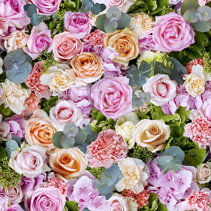 Deirdre Pink Floral Wallpaper- Arthouse