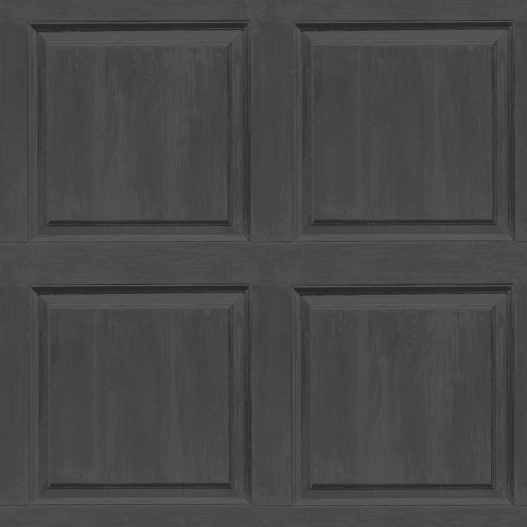 Bellamy Charcoal Wooden Panel Wallpaper