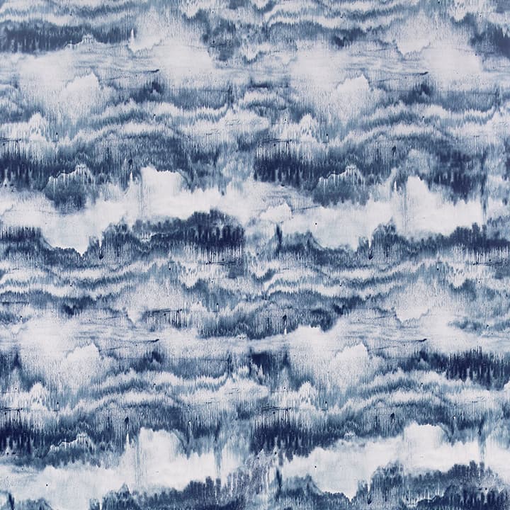Irene Navy Painted Canvas Wallpaper- Arthouse