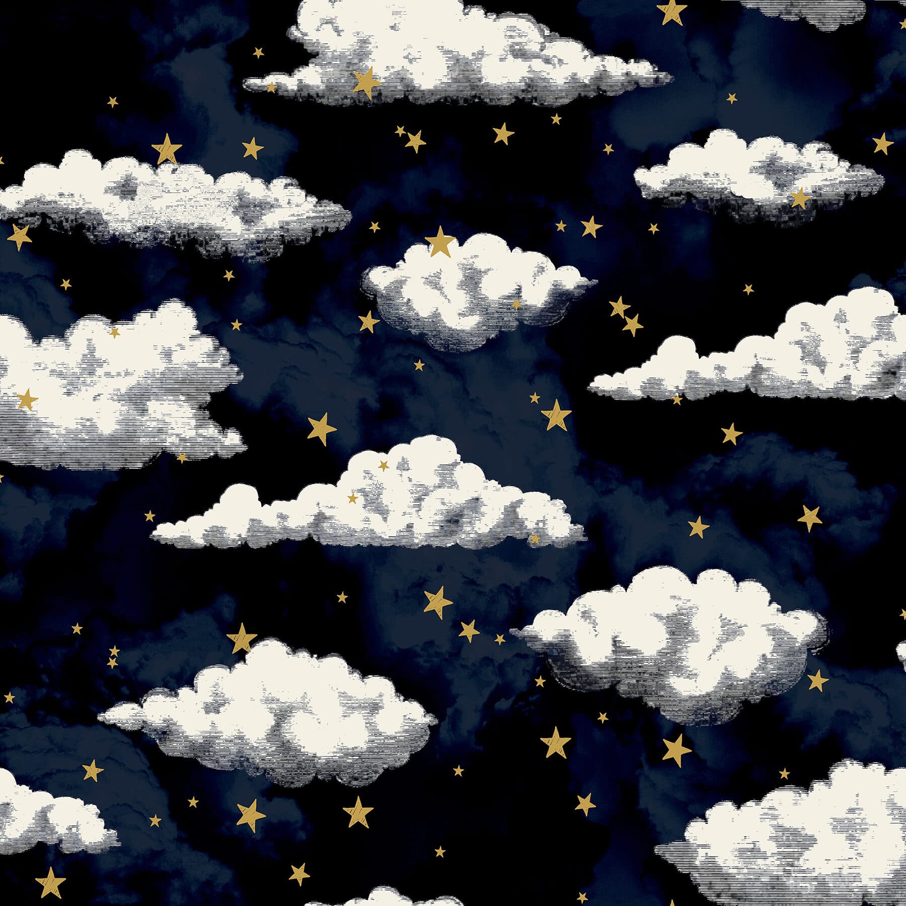 Zeno Navy Starry Skies Wallpaper