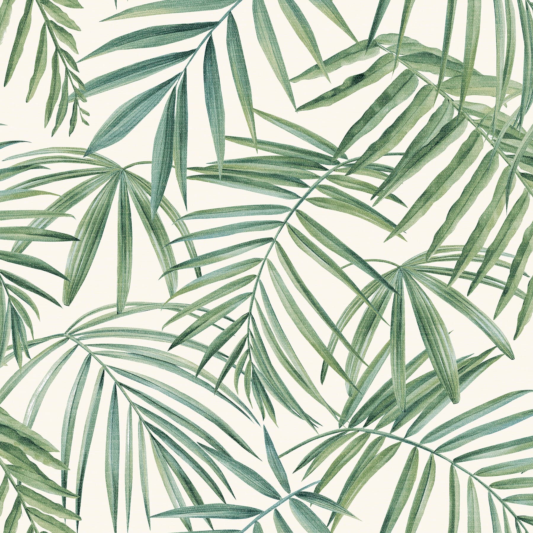 Juan Green Palm Leaves Wallpaper