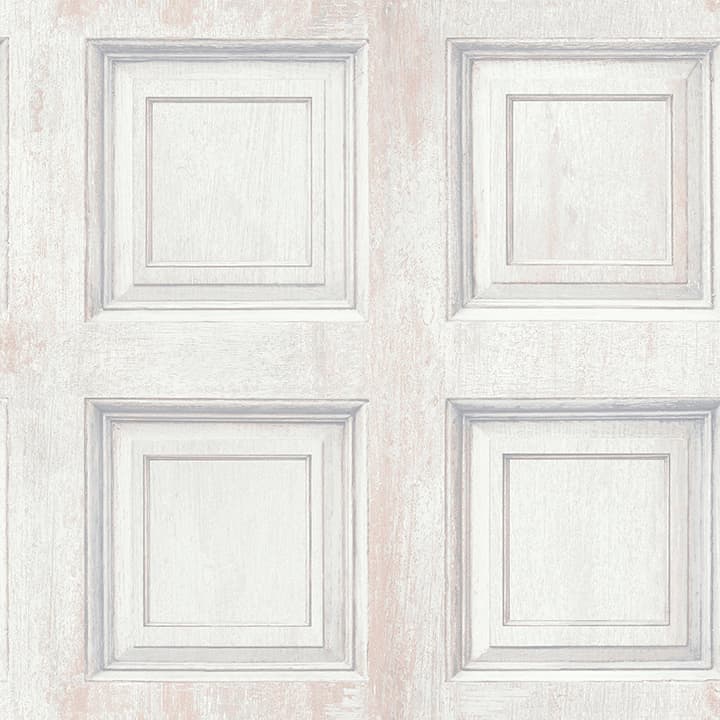 Willard Off-White Wood Panel Wallpaper- Arthouse