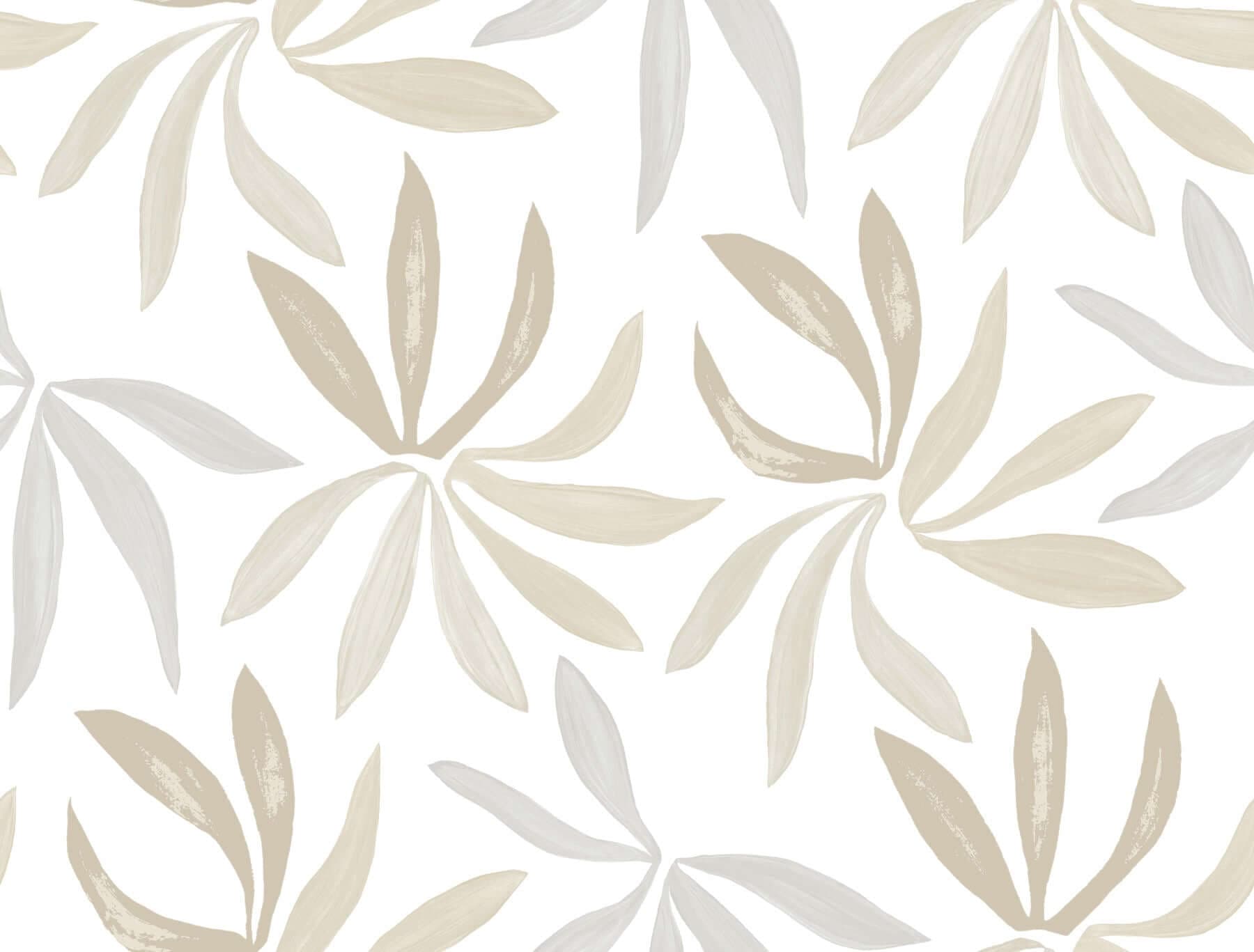 Little Garden Wallpaper- Neutral & Pearl