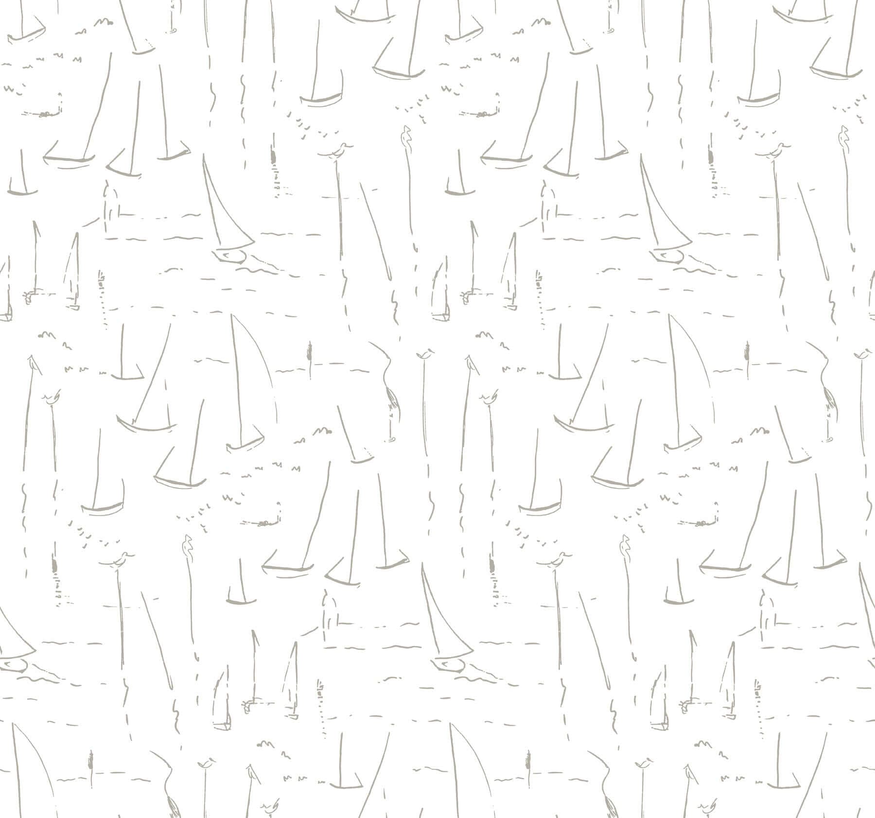 Vermillion Coast Wallpaper- Silver