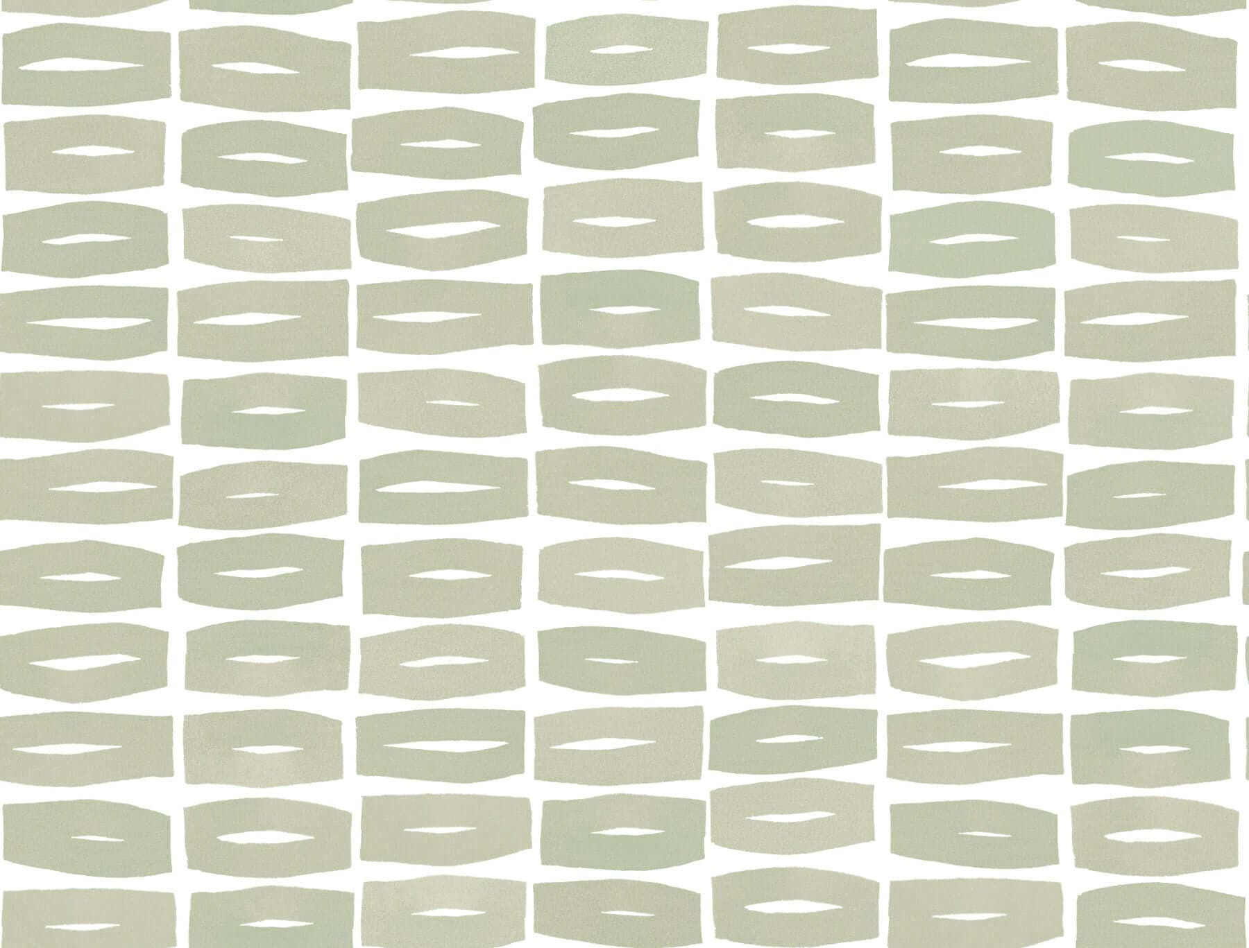 Modernist Motif Wallpaper- Leaf