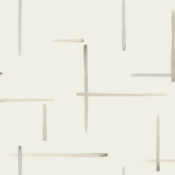 Gilded Sumi-E Wallpaper- Neutral/Glint