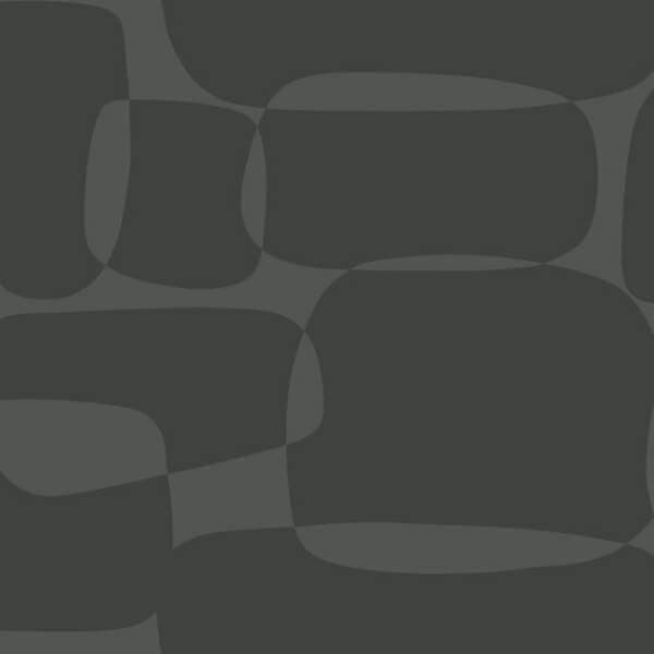 Nikki Chu Block Wallpaper- Black/Metallic