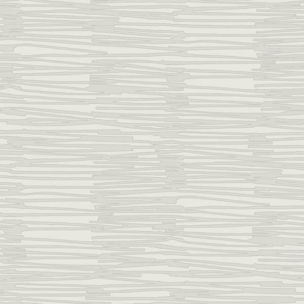 Nikki Chu Water Reed Thatch Wallpaper- Dove/Silver