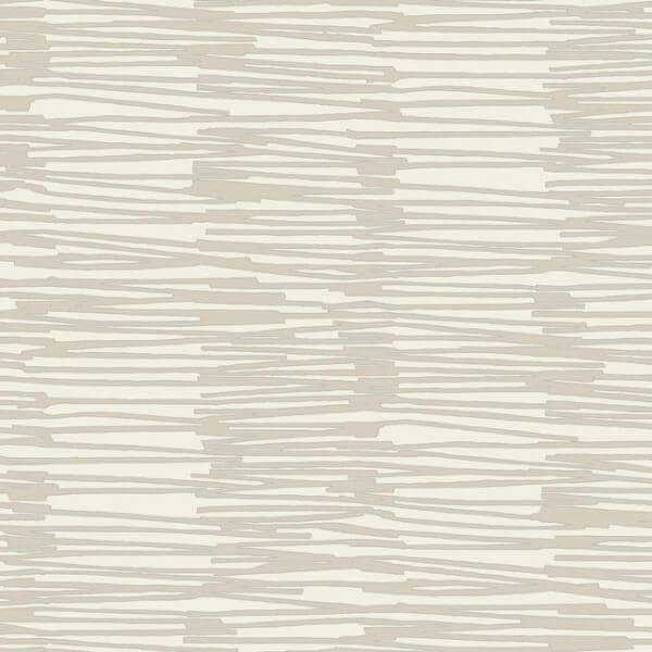 Nikki Chu Water Reed Thatch Wallpaper- Linen/Silver