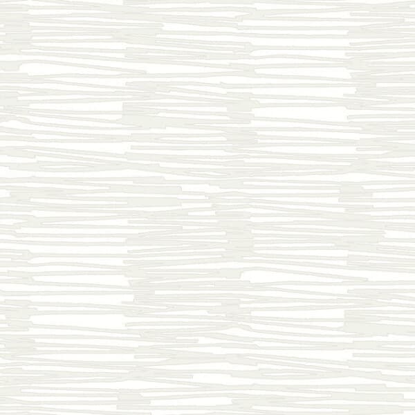 Nikki Chu Water Reed Thatch Wallpaper- Ivory/Glint