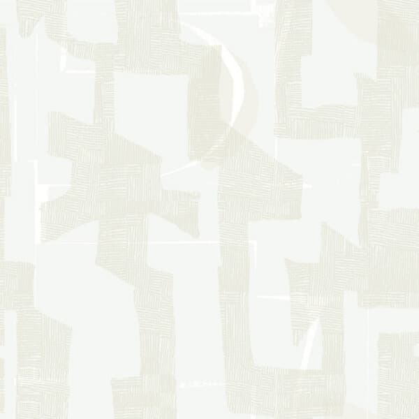 Nikki Chu Modern Tribal Wallpaper- Dove/Sand